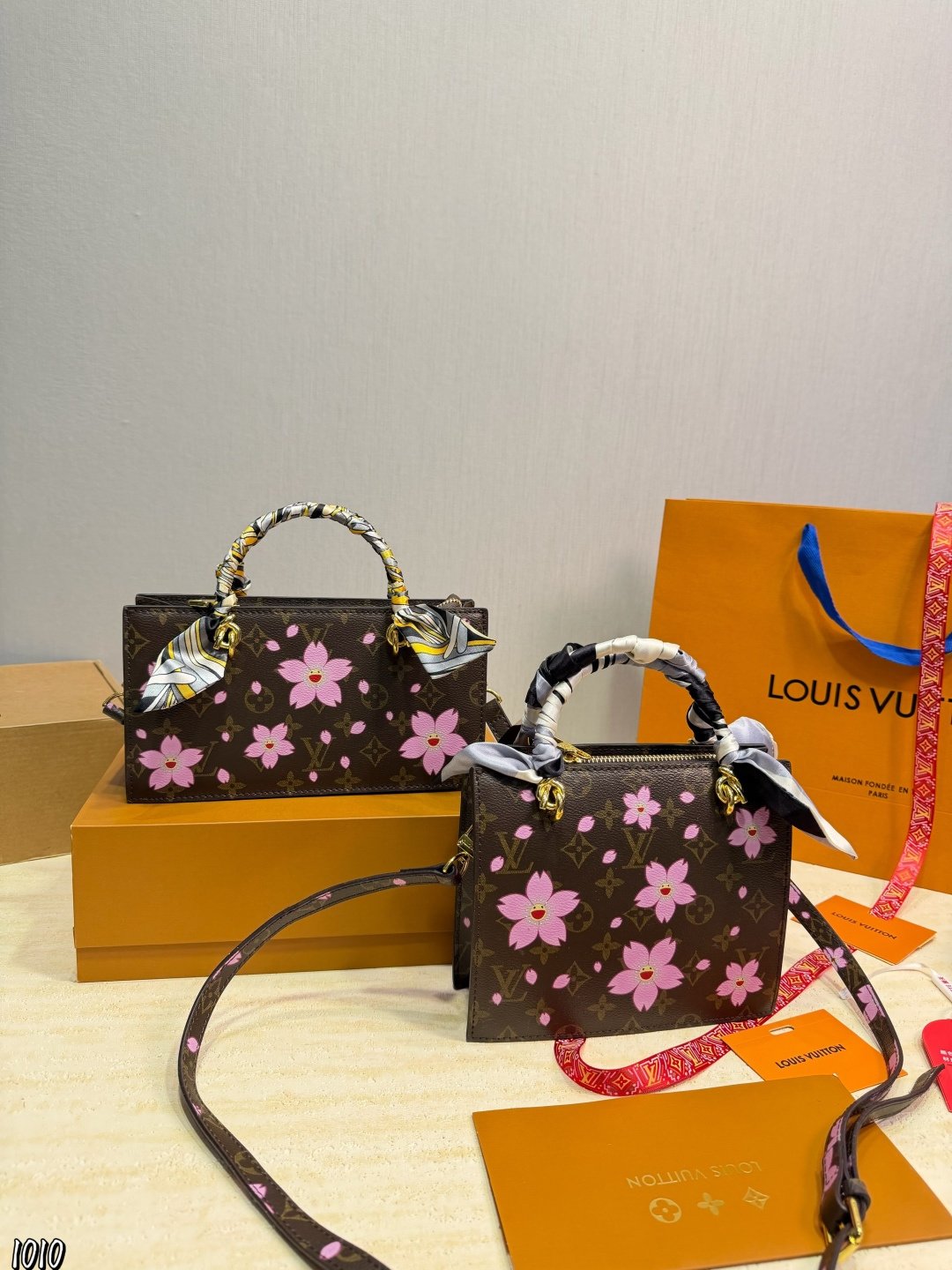 LV Takashi Murakami Horizontal Tote Bag