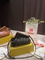 Fendi First clutch evening bag monogram