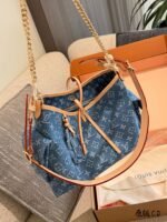 LV Denim Carryall Handbag - 图片 6