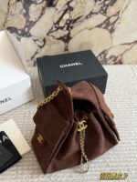 Chanel 25C hobo suede underarm bag - 图片 9