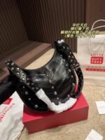 Valentino Studded Shoulder Bag - 图片 6