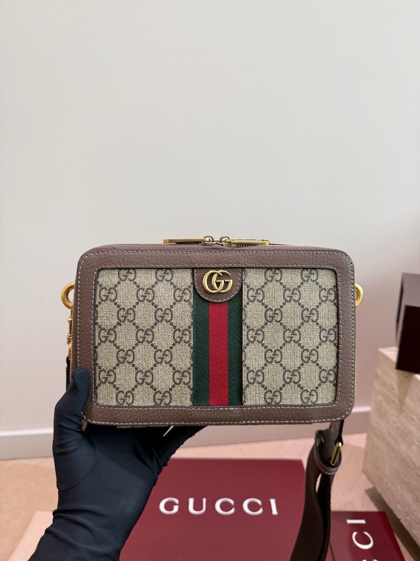 016f5471f51e554f734484fe62b3bd82 Gucci Ophidia camera bag - 图片 1