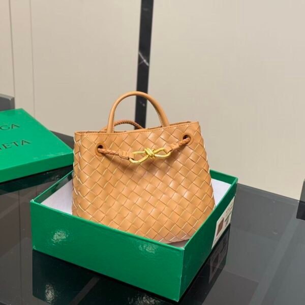 Bottega Veneta  Andiamo Small Intrecciato Leather Top-Handle Bag